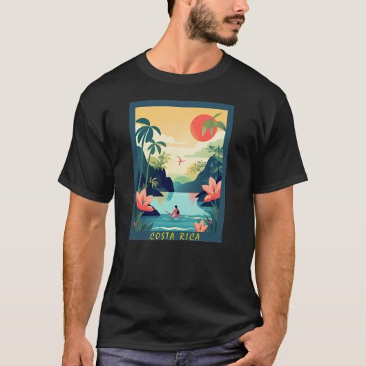 COSTA RICA #1 T-SHIRT (Voorkant)