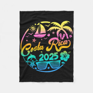 Costa Rica 2025 Familie Vakantie Strand Matching G Fleece Deken