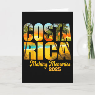 Costa Rica 2025 Herinneringen Maken Matching Famil Kaart