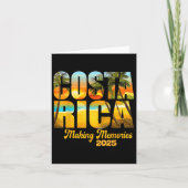 Costa Rica 2025 Herinneringen maken Matching Famil Kaart (Voorkant)
