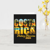 Costa Rica 2025 Herinneringen maken Matching Famil Kaart (Gele Bloem)