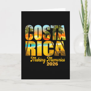 Costa Rica 2026 Herinneringen Maken Overeenkomende Kaart