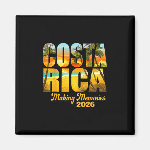 Costa Rica 2026 Herinneringen Maken Overeenkomende Magneet