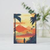 COSTA RICA #2 BRIEFKAART (Staand voorkant)