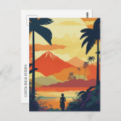 COSTA RICA #2 BRIEFKAART (Voorkant / Achterkant)