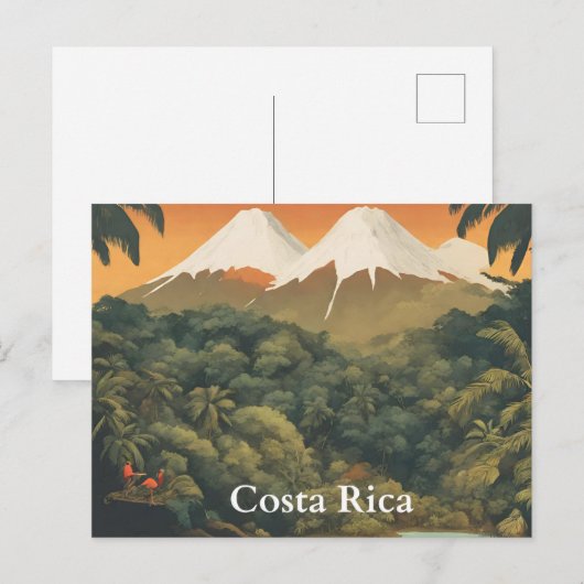 Costa Rica (2) Briefkaart (Voorkant / Achterkant)