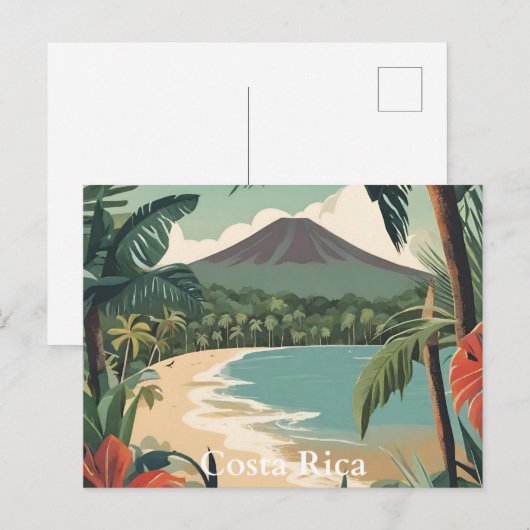 Costa Rica (4) Briefkaart (Voorkant / Achterkant)