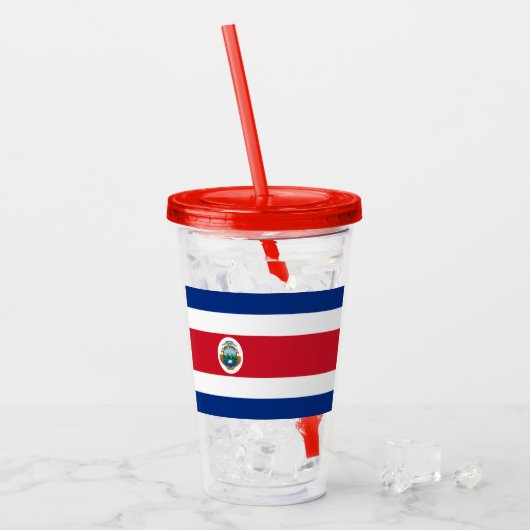 Costa Rica Acryl Drinkbeker (Voorkant ijs)
