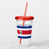 Costa Rica Acryl Drinkbeker (Achterkant)