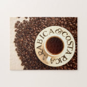 Costa Rica Arabica Coffee Legpuzzel (Horizontaal)
