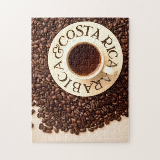 Costa Rica Arabica Coffee Legpuzzel (Verticaal)
