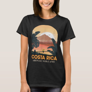 Costa Rica Arenal Vulkaan Reizen Strand Zomer Vaca T-shirt