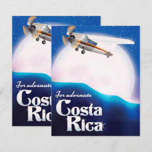 Costa rica Avontuur maan reisposter Baby Blank
