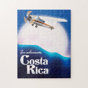 Costa rica Avontuur maan reisposter Legpuzzel