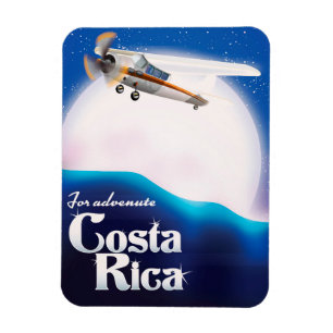 Costa rica Avontuur maan reisposter Magneet