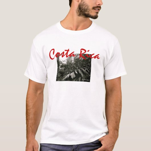 -Costa Rica- B/W-regenwoud T-shirt (Voorkant)