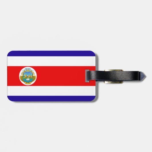 Costa Rica Bagagelabel (Achterkant horizontaal)