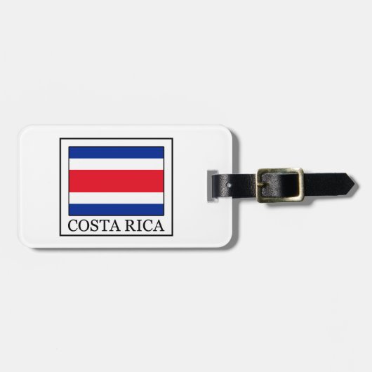 Costa Rica Bagagelabel (Voorkant horizontaal)