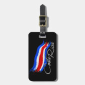 Costa Rica Bagagelabel (Voorkant verticaal)