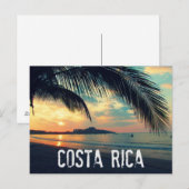 Costa Rica Beach Briefkaart (Voorkant / Achterkant)