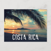 Costa Rica Beach Briefkaart (Voorkant)