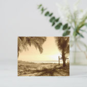 Costa Rica Beach Briefkaart (Staand voorkant)