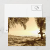 Costa Rica Beach Briefkaart (Voorkant / Achterkant)