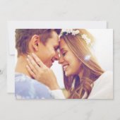 Costa Rica Beach Destination Wedding Save the Date (Achterkant)