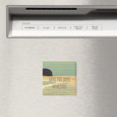 Costa Rica Beach Wedding Save the Date Magneet (Insitu (Vaatwasser))