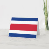 Costa Rica Bedankkaart (Achterkant)