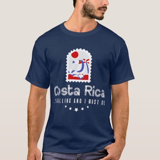 Costa Rica belt en ik moet naar T-shirt (Voorkant)