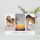 Costa Rica Bestemming Strand Trouwfoto Save The Date (Staand voorkant)