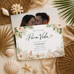 Costa Rica Bestemming Trouwfoto Save The Date