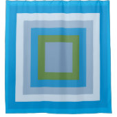 Costa Rica Blue Douchegordijn (Voorkant)