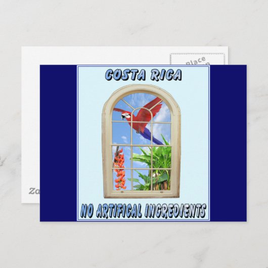 Costa Rica Briefkaart (Voorkant / Achterkant)