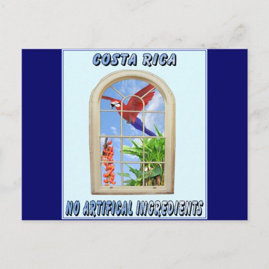 Costa Rica Briefkaart (Voorkant)