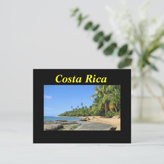 Costa Rica briefkaart (Staand voorkant)