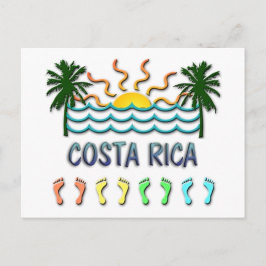 Costa Rica Briefkaart (Voorkant)