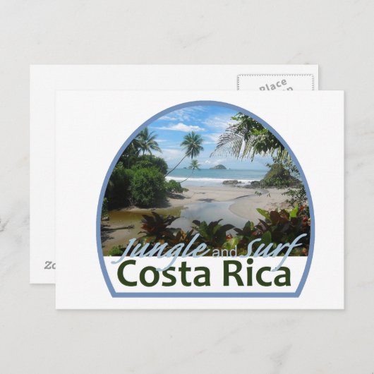 Costa Rica Briefkaart (Voorkant / Achterkant)