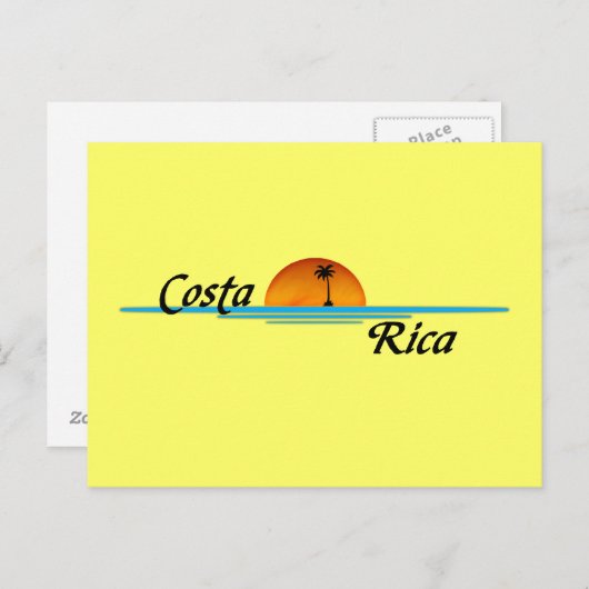 Costa Rica Briefkaart (Voorkant / Achterkant)