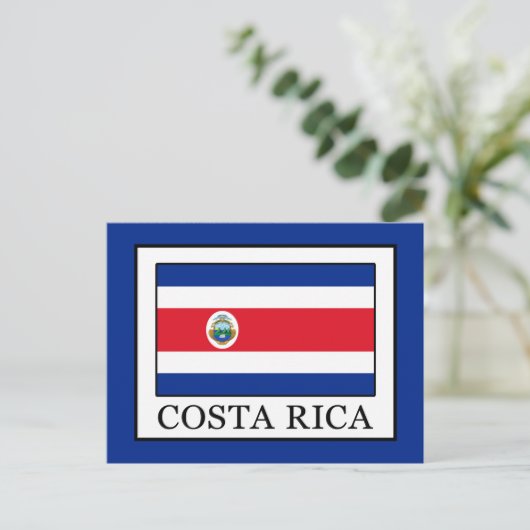 Costa Rica Briefkaart (Staand voorkant)