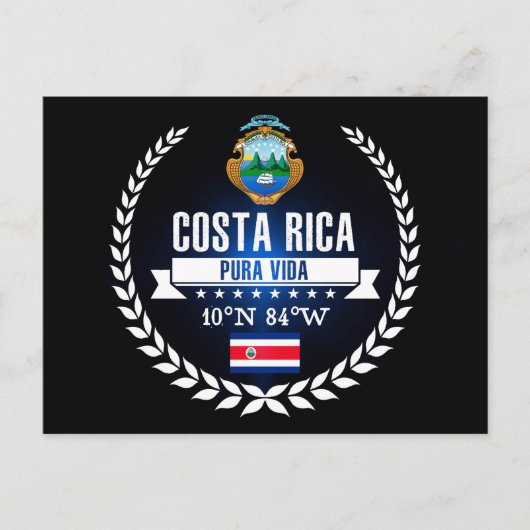 Costa Rica Briefkaart (Voorkant)