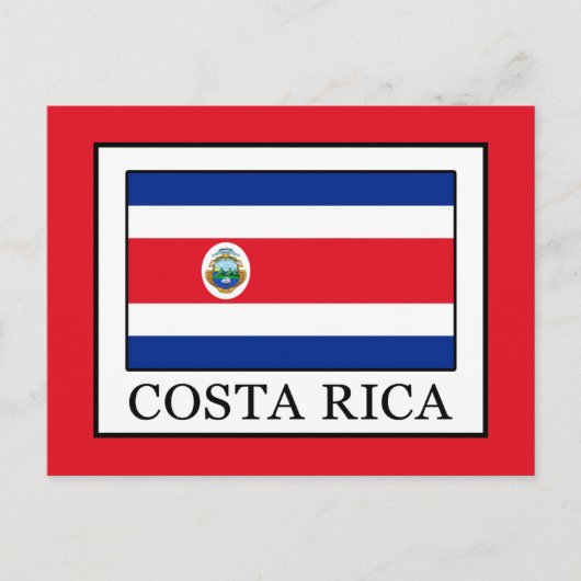 Costa Rica Briefkaart (Voorkant)