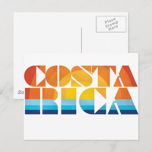 Costa Rica Briefkaart (Voorkant / Achterkant)
