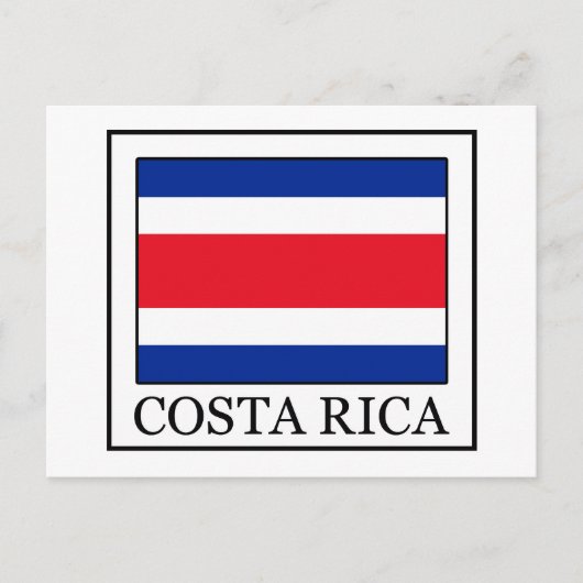 Costa Rica Briefkaart (Voorkant)