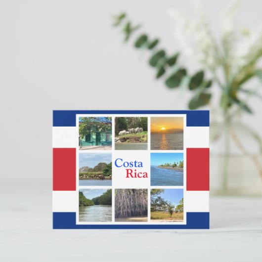 Costa Rica Briefkaart (Staand voorkant)