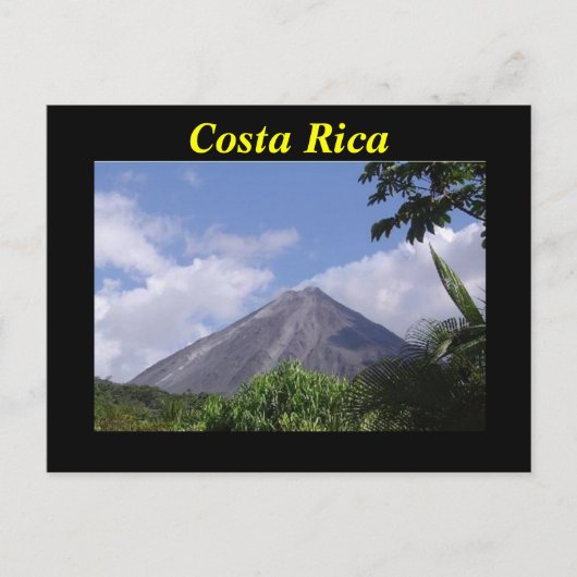 Costa Rica briefkaart (Voorkant)