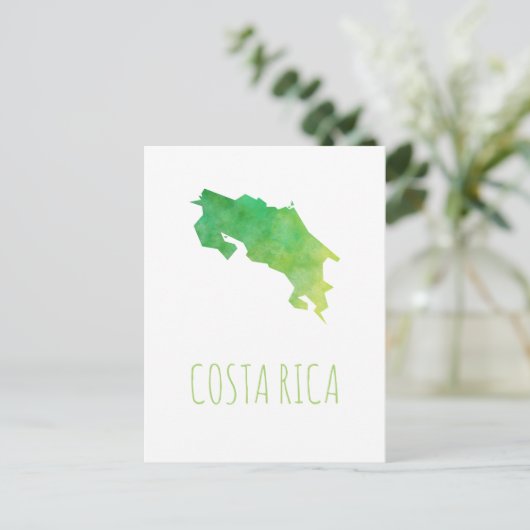 Costa Rica Briefkaart (Staand voorkant)