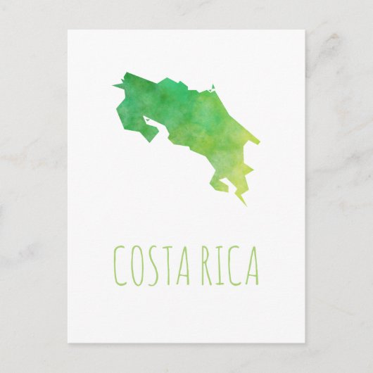 Costa Rica Briefkaart (Voorkant)