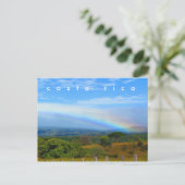 Costa Rica Briefkaart voor regenboog (Staand voorkant)